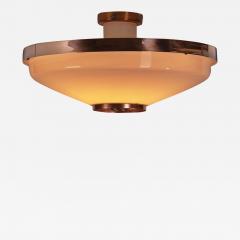  Itsu Model ER 180 Acrylic Glass and Copper Ceiling Light by Itsu Finland 1960s - 3251393