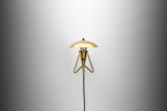  Itsu Model EV 57 Polished Brass Wall Lamp by Itsu Finland ca 1950s - 4753627