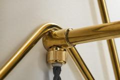  Itsu Model EV 57 Polished Brass Wall Lamp by Itsu Finland ca 1950s - 4753632