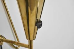  Itsu Model EV 57 Polished Brass Wall Lamp by Itsu Finland ca 1950s - 4761800