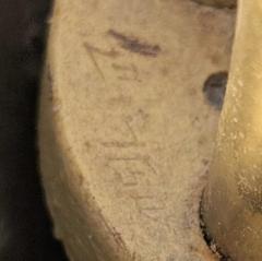  Itsu Pair of Mid Century Itsu Ceiling Lamps ER 103 5 Brass Opaline Finland 1950s - 4525122