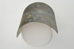  Itsu Pair of Model AT 32 Wall Lamps with Copper Shade for Itsu Finland ca 1950s - 4729765