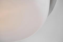  Itsu Pair of Opal Glass Ceiling Lamps by Itsu Finland ca 1960s - 4701661