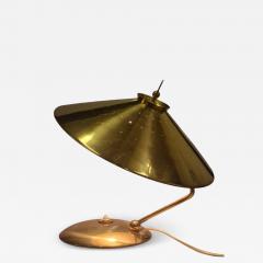  Itsu Rare Perforated Table Lamp in Full Brass Model EV 65 for Itsu 1950s - 4219133
