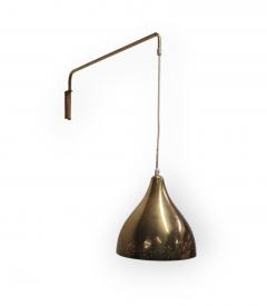  Itsu Telescopic Wall Lamp Model AO 1 in Perfortated Brass Itsu 1950s - 4216816