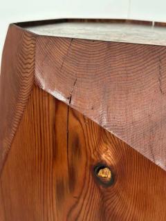  J B Blunk Studio Made Douglas Fir Sculptural Pedestal - 3982644