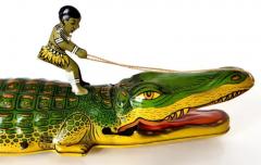  J Chein Co Boy Riding An Alligator Vintage Wind Up Toy by J Chein Co N J Circa 1935 - 3513361