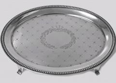  J E Caldwell Co American Sterling Silver Salver Tray by Caldwell C 1890 - 623799