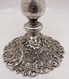  J E Caldwell Co Jewelry Caldwell Silver J E Caldwell Sterling Silver Dessert Suite Compotes Bowl Candlesticks  - 3237801