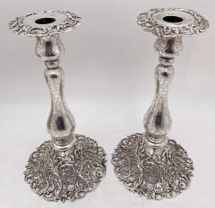  J E Caldwell Co Jewelry Caldwell Silver J E Caldwell Sterling Silver Dessert Suite Compotes Bowl Candlesticks  - 3237922