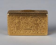  J E Caldwell Co Jewelry Caldwell Silver MEXICAN WAR ERA SOLID GOLD SNUFF BOX SIGNED BY BENNETT CALDWELL PHILADELPHIA - 2619386