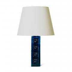  J Holstein Large Lamp in Savoy Blue Glaze by J Holstein Denmark - 2961126