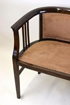  J J Kohn 20th Century Art Nouveau Bench Bentwood newly upholstered Austria circa 1910 - 4513300