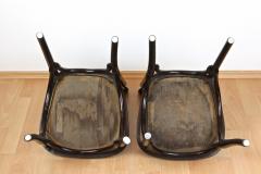 J J Kohn 20th Century Art Nouveau Bentwood Chairs by KOHN Set Of 2 Vienna ca 1910 - 4602398