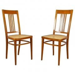  J J Kohn 20th Century Art Nouveau Chairs by KOHN Bentwood Pair of Two AT ca 1910 - 4753212