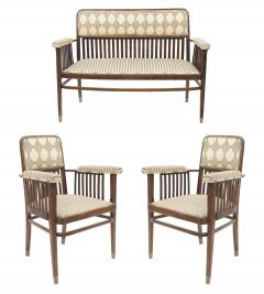  J J Kohn Austrian Bentwood Beechwood 3 Piece Living Room Set - 2787906