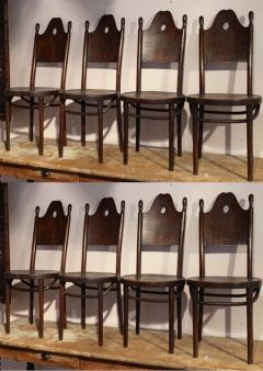  J J Kohn J J Kohn rarest neo gothic set of 8 dinning chairs - 1651305