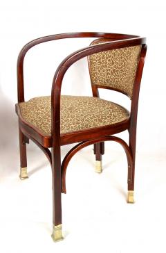  J J Kohn Pair Of Art Nouveau Armchairs by Gustav Siegel For J J Kohn Austria ca 1905 - 3523083