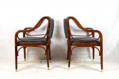  J J Kohn Pair Of Art Nouveau Armchairs by Otto Wagner for J J Kohn Austria ca 1904 - 3324986