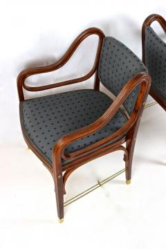  J J Kohn Pair Of Art Nouveau Armchairs by Otto Wagner for J J Kohn Austria ca 1904 - 3324989