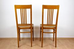  J J Kohn Pair Of Art Nouveau Bentwood Chairs by J J Kohn Austria circa 1910 - 3410490