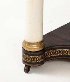  J J W Meeks A Fine Carved Parcel Gilt Stenciled Mahogany Marble Top Pier Table c 1825 - 3482654