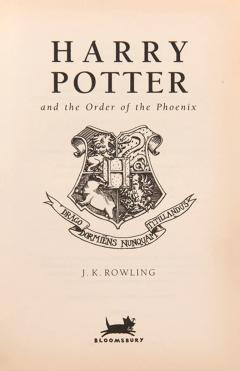  J K ROWLING Harry Potter and the Order of the Phoenix by J K ROWLING - 3375657