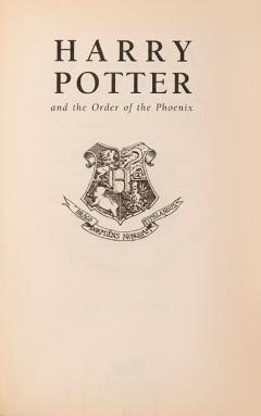 J K ROWLING Harry Potter and the Order of the Phoenix by J K ROWLING - 3515739