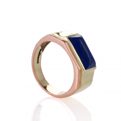  J R Wood Sons J R Wood Sons Lapis Cabochon Ring - 2626406