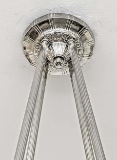  J Robert French Art Deco Pendant Chandelier Signed by J Robert - 3941702