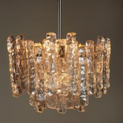  J T Kalmar Kalmar Lighting 1960s Murano Ice Glass Chandelier by Kalmar Austria - 2153418