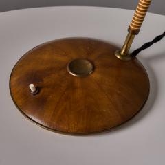  J T Kalmar Kalmar Lighting 1960s Sculptural Brass and Wood Table Lamp Attributed to J T Kalmar - 4587444