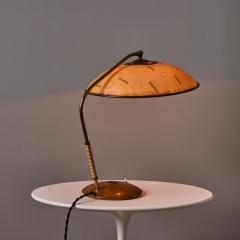  J T Kalmar Kalmar Lighting 1960s Sculptural Brass and Wood Table Lamp Attributed to J T Kalmar - 4587445