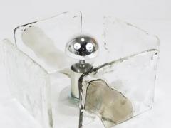  J T Kalmar Kalmar Lighting 2x J T Kalmar Large Murano Glass Sconce or Flush Mount Vienna 1960s - 4116915