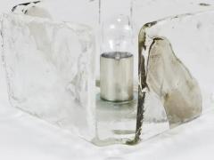  J T Kalmar Kalmar Lighting 2x J T Kalmar Large Murano Glass Sconce or Flush Mount Vienna 1960s - 4116917