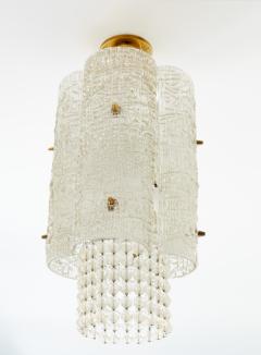  J T Kalmar Kalmar Lighting Exceptional Pair of J T Kalmar Crystal Lantern Chandeliers Austria circa 1951 - 4466471