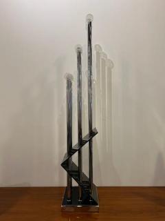  J T Kalmar Kalmar Lighting J T Kalmar Austrian Mid Century Large Chrome and Lucite Lamp - 4274599