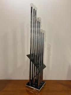  J T Kalmar Kalmar Lighting J T Kalmar Austrian Mid Century Large Chrome and Lucite Lamp - 4274601