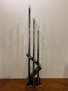  J T Kalmar Kalmar Lighting J T Kalmar Austrian Mid Century Large Chrome and Lucite Lamp - 4274602