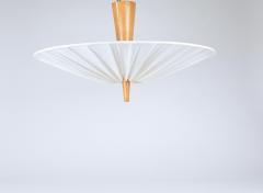  J T Kalmar Kalmar Lighting J T Kalmar Vienna Dorn Midcentury Ceiling Lamp Flush Mount Uplight 1950s - 4571347