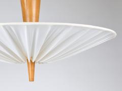  J T Kalmar Kalmar Lighting J T Kalmar Vienna Dorn Midcentury Ceiling Lamp Flush Mount Uplight 1950s - 4571351