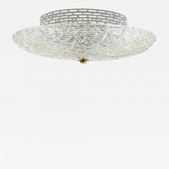  J T Kalmar Kalmar Lighting J T Kalmar Vienna Round Mid Century Flush Mount Ceiling Lamp Austria 1960s - 4044079