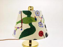  J T Kalmar Kalmar Lighting Josef Frank J T Kalmar Table Lamp Tisch berall Brass Leather Austria 1930 - 4064760