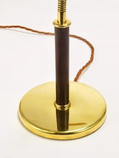  J T Kalmar Kalmar Lighting Josef Frank J T Kalmar Table Lamp Tisch berall Brass Leather Austria 1930 - 4064768