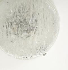  J T Kalmar Kalmar Lighting Kalmar Ice Glass Flushmount Large - 4381565