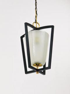  J T Kalmar Kalmar Lighting Kalmar Vienna Brass Lantern Midcentury Pendant Lamp Austria 1950s - 4064588