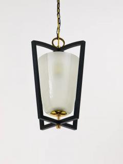  J T Kalmar Kalmar Lighting Kalmar Vienna Brass Lantern Midcentury Pendant Lamp Austria 1950s - 4064592