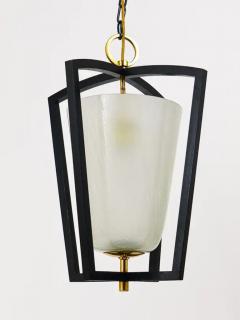  J T Kalmar Kalmar Lighting Kalmar Vienna Brass Lantern Midcentury Pendant Lamp Austria 1950s - 4064596