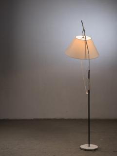  J T Kalmar Kalmar Lighting Kalmar black and white adjustable floor lamp Austria 1950s - 2918643