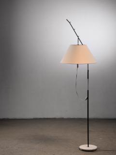  J T Kalmar Kalmar Lighting Kalmar black and white adjustable floor lamp Austria 1950s - 2918646